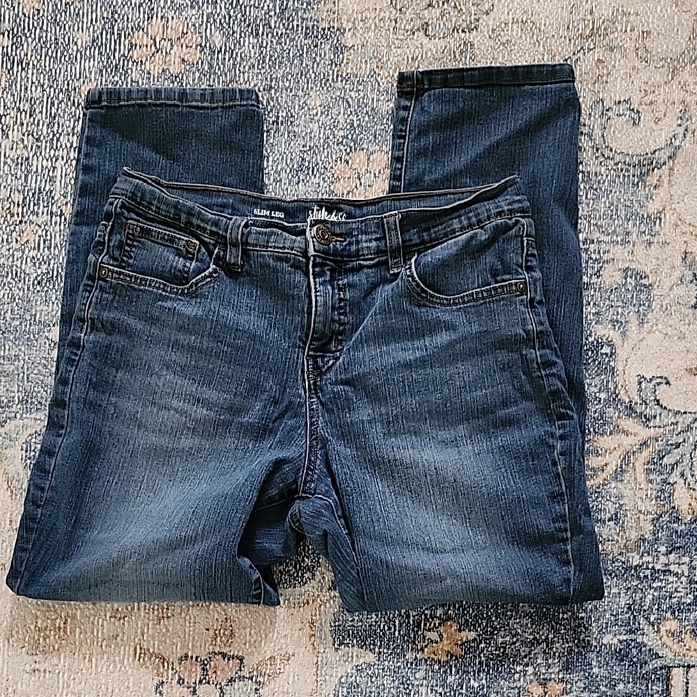 Style & Co. High Rise Dark Blue Women's Jeans